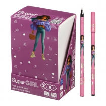 Ручка шариковая SUPER GIRL 0,5 мм, синяя ZiBi ZB.2240