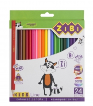 Кольорові олівці, 24 кольорів, KIDS LINE ZiBi ZB.2416