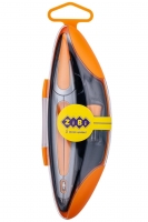 Циркуль в твердому футлярі START ERGO помаранчевий, KIDS Line ZiBi ZB.5350ES-08