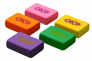 Гумка DRIVE, 26х18х8mm, 100 шт. в шоубоксі, KIDS Line ZiBi ZB.5420