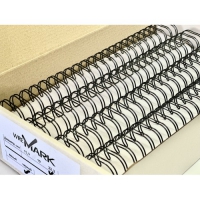 Пружины металлические wireMARK 25.4 мм, черные (25 шт) (уп.) b47654