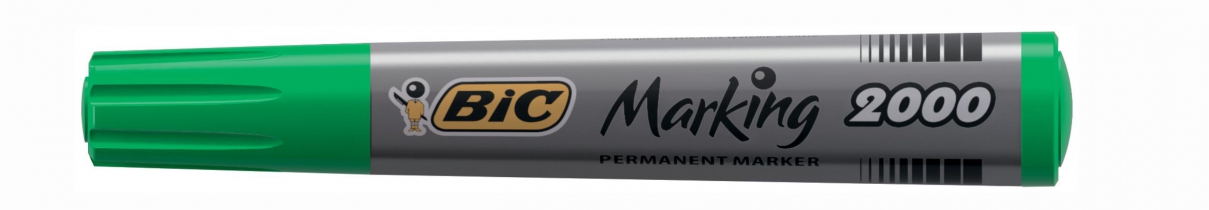 Маркер перманентний, зелений BIC bc8209123
