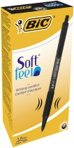 Ручка шариковая "Soft Clic Grip", черный, без ШК на ручке BIC bc837397
