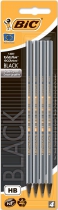 Карандаш чернографитовый "Evolution Eco", черный, 4 шт в блистере BIC bc896016
