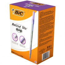 Ручка "Round Stic", фиолетова, 0.32 мм BIC bc920412