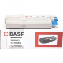 Картридж BASF замена OKI 46490607 Cyan (BASF-KT-46490607) w_BASF-KT-46490607
