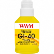 Чорнило WWM GI-40 для Canon 190г Yellow (G40Y) w_G40Y