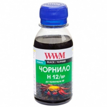 Чорнило WWM H12 Black для HP 100г (H12/BP-2) пігментне w_H12/BP-2