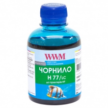 Чорнило WWM H77 Light Cyan для HP 200г (H77/LC) водорозчинне w_H77/LC