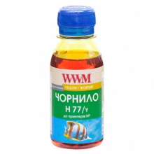 Чернила WWM H77 Yellow для HP 100г (H77/Y-2) водорастворимые w_H77/Y-2