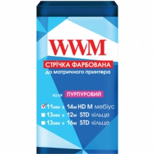 Стрічка фарбуюча WWM 11мм х 14м HD лівий Refill Purple ( R11.14HPM) w_R11.14HPM