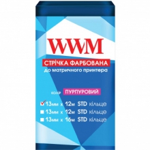 Стрічка фарбуюча WWM 13мм х 12м STD кільце Refill Purple (R13.12SP) w_R13.12SP