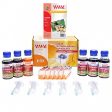 СНПЧ із Чорнилом по 100г WWM IS.0413-36 w_RC.CLI471/6ARC