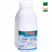 Тонер і Чіп WWM 40Г Cyan (TC1215C) w_TC1215C