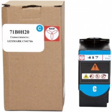 Картридж BASF заміна Lexmark 71B0H20 Cyan (BASF-KT-71B0H20) w_BASF-KT-71B0H20