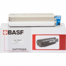 Картридж BASF замена OKI 43324421 Yellow (BASF-KT-C5800Y-43324421) w_BASF-KT-C5800Y-43324421