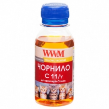 Чернила WWM C11 Yellow для Canon 100г (C11/Y-2) водорастворимые w_C11/Y-2