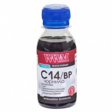 Чорнило WWM C14 Black для Canon 100г (C14/BP-2) пігментне w_C14/BP-2