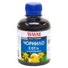 Чорнило WWM E07 Black для Epson 200г (E07/B) водорозчинне w_E07/B