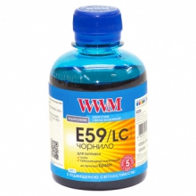 Чорнило WWM E59 Light Cyan для Epson 200г (E59/LC) водорозчинне w_E59/LC