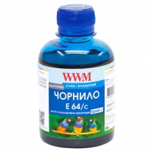 Чернила WWM E64 Cyan для Epson 200г (E64/C) водорастворимые w_E64/C