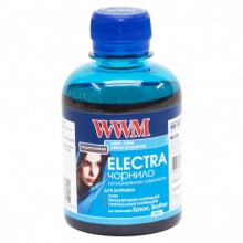 Чернила WWM ELECTRA Light Cyan для Epson 200г (EU/LC) водорастворимые w_EU/LC