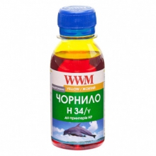 Чернила WWM H34 Yellow для HP 100г (H34/Y-2) водорастворимые w_H34/Y-2