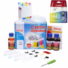 СНПЧ WWM для Canon Pixma GM2040+CL441 (IS.0132) w_IS.0132