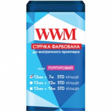 Лента красящая WWM 13мм х 7м STD кольцо Refill Purple (R.13.7SP) w_R.13.7SP