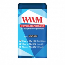 Лента красящая WWM 10мм х 12м HD правый Refill Black (R10.12HR) w_R10.12HR