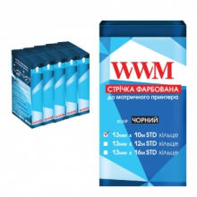 Лента красящая комплект 5шт 13мм х 10м STD кольцо Refill Black (R13.10S5) w_R13.10S5