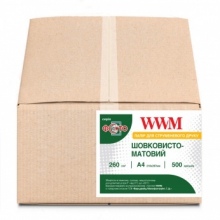 Фотобумага WWM шелковисто-матовая 260Г/м кв, А4, 500л (SM260.500) w_SM260.500