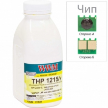Тонер і Чіп WWM 35Г Yellow (Жовтий) (TC1025Y) w_TC1025Y