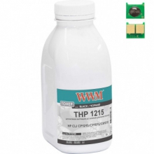 Тонер и Чип WWM 55Г Black TC1215B w_TC1215B